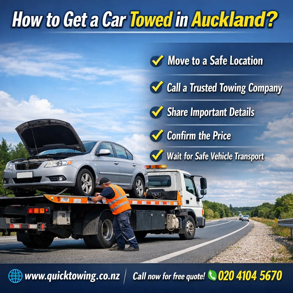 How to tow a car in Auckland