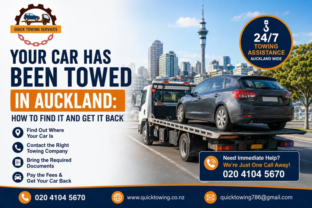 Car Towed in Auckland